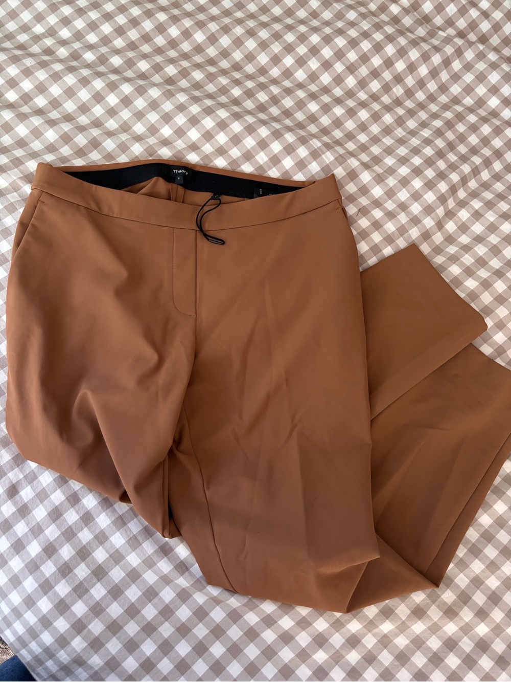 theory | nwt camel trousers